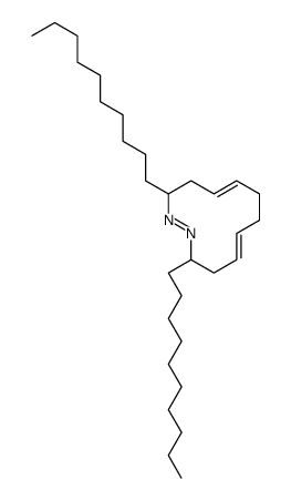 3,12-didecyl-1,2-diazacyclododeca-1,5,9-triene结构式