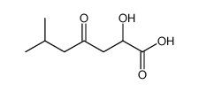 2-hydroxy-6-methyl-4-oxoheptanoic acid结构式