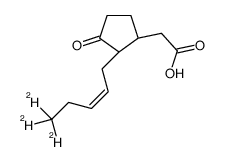 rac-trans Jasmonic acid-d3 Structure