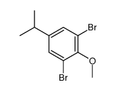 1,3-Dibromo-2-methoxy-5-(1-methylethyl)-benzene Structure