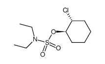 trans-1-chlorocyclohexan-2-ol diethylamidosulfate结构式