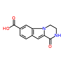 1-Oxo-1,2,3,4-tetrahydropyrazino[1,2-a]indole-7-carboxylic acid Structure