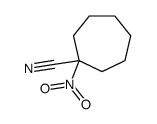1-nitrocycloheptane-1-carbonitrile Structure