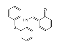 6-[(2-phenylsulfanylanilino)methylidene]cyclohexa-2,4-dien-1-one结构式