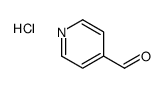 pyridine-4-carbaldehyde,hydrochloride结构式