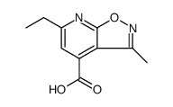 Isoxazolo[5,4-b]pyridine-4-carboxylic acid, 6-ethyl-3-methyl Structure