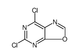 Oxazolo[5,4-d]pyrimidine, 5,7-dichloro- Structure