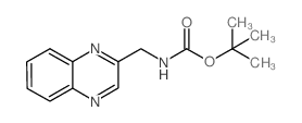 tert-butyl (quinoxalin-2-ylmethyl)carbamate结构式