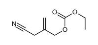 2-(cyanomethyl)prop-2-enyl ethyl carbonate Structure