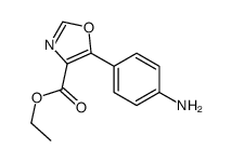 ETHYL 5-(4-AMINOPHENYL)OXAZOLE-4-CARBOXYLATE Structure