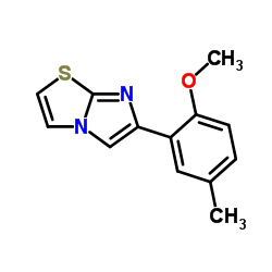 6-(2-Methoxy-5-methylphenyl)imidazo[2,1-b][1,3]thiazole Structure
