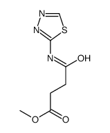 methyl 4-oxo-4-(1,3,4-thiadiazol-2-ylamino)butanoate Structure