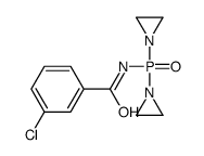 N-[bis(aziridin-1-yl)phosphoryl]-3-chlorobenzamide Structure