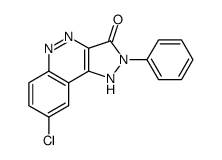 8-chloro-2-phenyl-1H-pyrazolo[4,3-c]cinnolin-3-one结构式