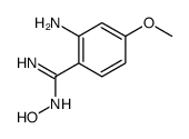 2-amino-N'-hydroxy-4-methoxybenzenecarboximidamide Structure