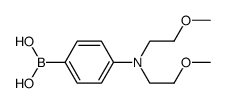 4-(bis(2-methoxyethyl)amino)phenylboronic acid Structure