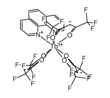 [Tb(hexafluroacetylacetone-H)3(phen)] Structure