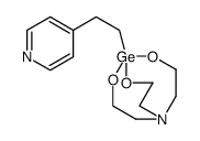5-(2-pyridin-4-ylethyl)-4,6,11-trioxa-1-aza-5-germabicyclo[3.3.3]undecane结构式