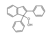 1,2-diphenyl-inden-1-yl hydroperoxide Structure