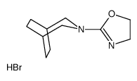 2-(3-azoniabicyclo[3.2.2]nonan-3-yl)-4,5-dihydro-1,3-oxazole,bromide Structure