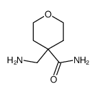 4-(Aminomethyl)Tetrahydro-2H-Pyran-4-Carboxamide结构式