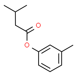 Butanoic acid, 3-Methyl-, 3-Methylphenyl ester结构式