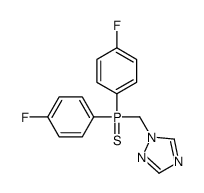 bis(4-fluorophenyl)-sulfanylidene-(1,2,4-triazol-1-ylmethyl)-λ5-phosphane Structure