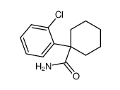 1-(o-chlorophenyl)cyclohexane-1-carboxamide Structure