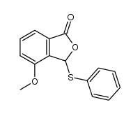 4-methoxy-3-phenylthioisobenzofuran-1(3H)-one Structure