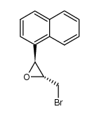 1-Bromo-2,3-epoxy-3-(1-naphthyl)propane结构式