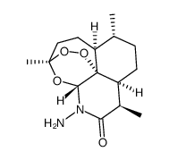 N-氨基-11-氮杂青蒿素结构式