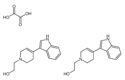 2-[4-(1H-indol-3-yl)-3,6-dihydro-2H-pyridin-1-yl]ethanol,oxalic acid Structure