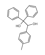 1,1-diphenyl-2-tolylethanediol Structure