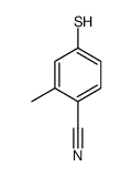 2-methyl-4-sulfanylbenzonitrile Structure