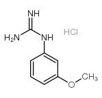 N-(3-METHOXY-PHENYL)-GUANIDINE HYDROCHLORIDE Structure