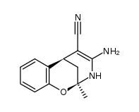 11-amino-9-methyl-8-oxa-10-azatricyclo[7.3.1.02,7]trideca-2,4,6,11-tetraene-12-carbonitrile结构式