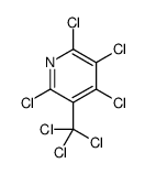 2,3,4,6-tetrachloro-5-(trichloromethyl)pyridine Structure