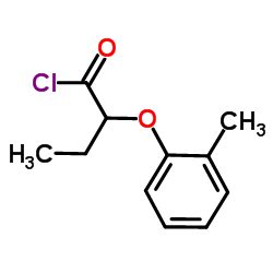 2-(2-Methylphenoxy)butanoyl chloride Structure