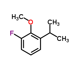 1-Fluoro-3-isopropyl-2-methoxybenzene结构式