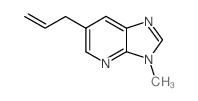 6-烯丙基-3-甲基-3H-咪唑[4,5-b] 吡啶结构式