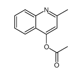 2-methylquinolin-4-yl acetate Structure