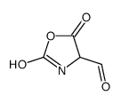 2,5-dioxo-1,3-oxazolidine-4-carbaldehyde Structure