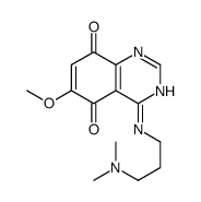 4-[3-(dimethylamino)propylamino]-6-methoxyquinazoline-5,8-dione Structure