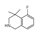 5-fluoro-4,4-dimethyl-1,2,3,4-tetrahydroisoquinoline Structure