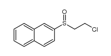 2-(2-chloroethylsulfinyl)naphthalene Structure