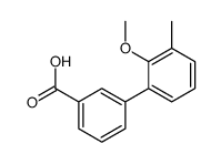 3-(2-Methoxy-3-methylphenyl)benzoic acid structure