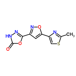 5-[5-(2-Methyl-1,3-thiazol-4-yl)-1,2-oxazol-3-yl]-1,3,4-oxadiazol-2(3H)-one Structure