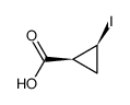 (cis)2-iodocyclopropanecarboxylic acid structure