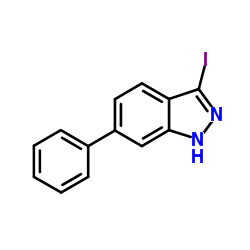 3-Iodo-6-phenyl-1H-indazole图片