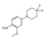 4-(4,4-difluoropiperidin-1-yl)-2-methoxyaniline Structure